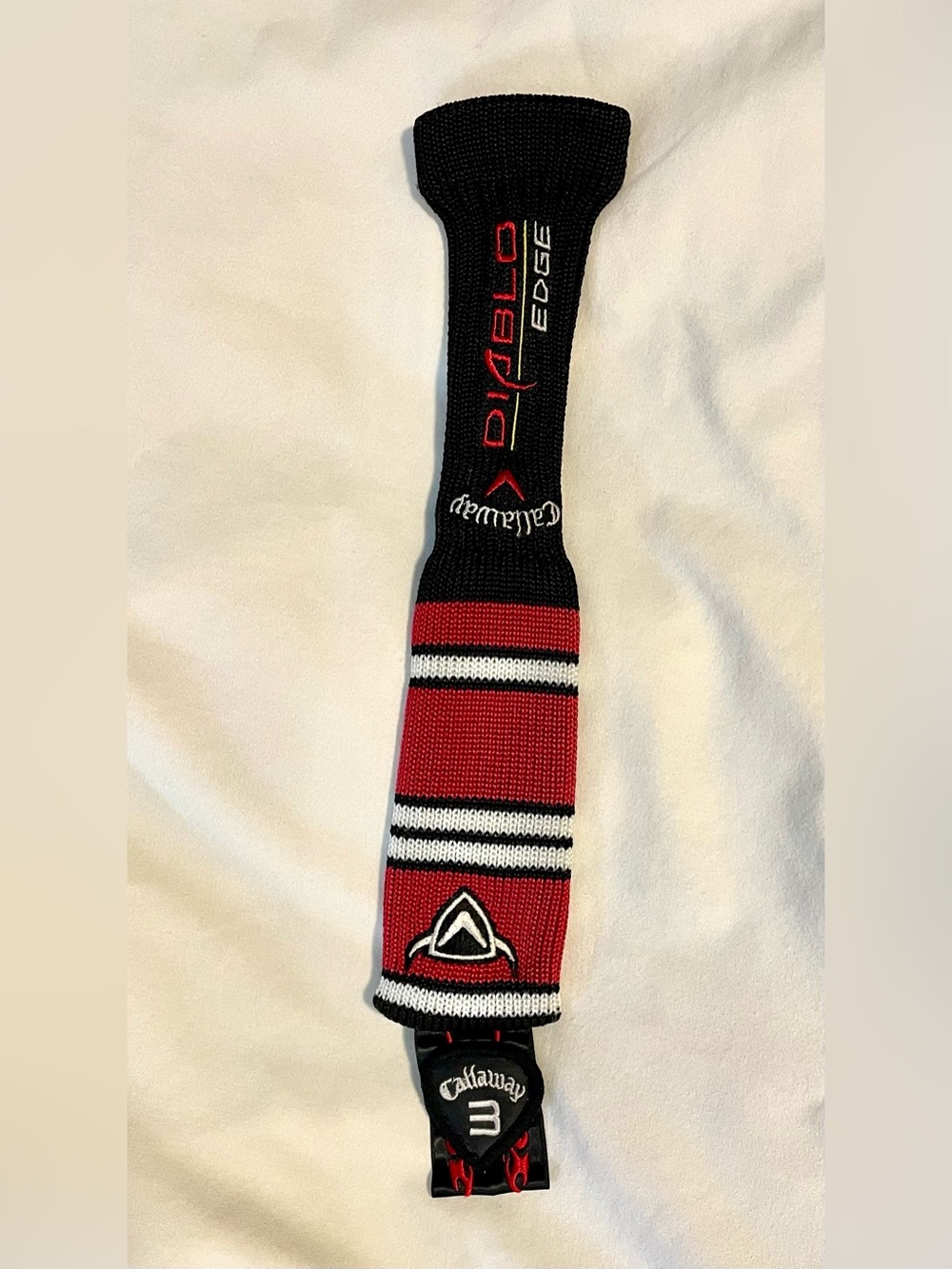 CALLAWAY “Big Bertha” Diablo Edge Hybrid Sock Head Cover #3 - Good Condition